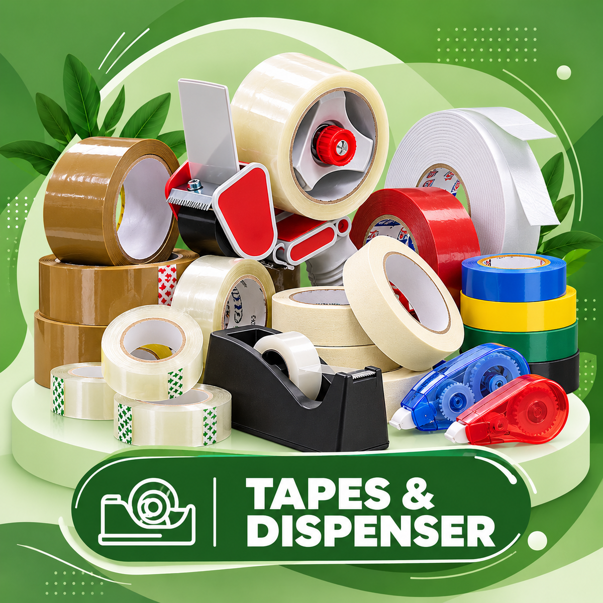 TAPE AND DISPANSER