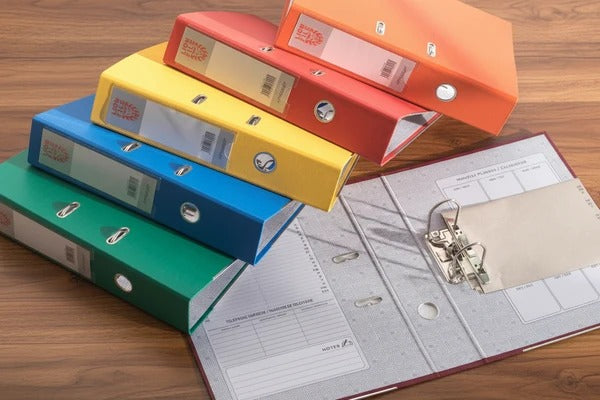 Premium PP/PP Colour Lion File Lever Arch File F4 - 3"